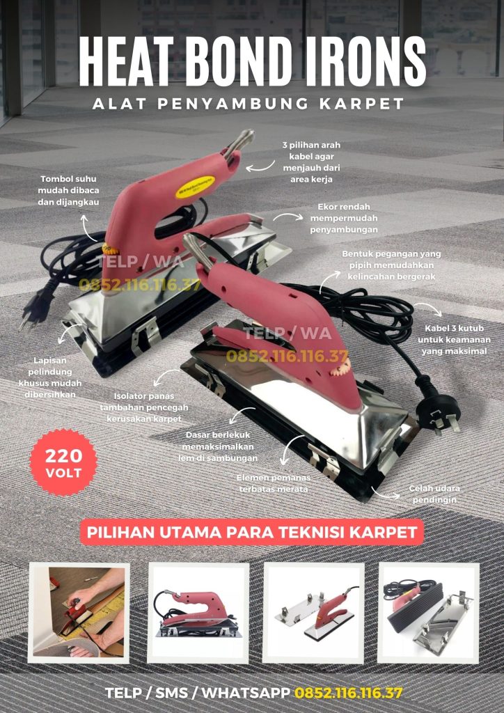 jual setrika karpet heat bond iron