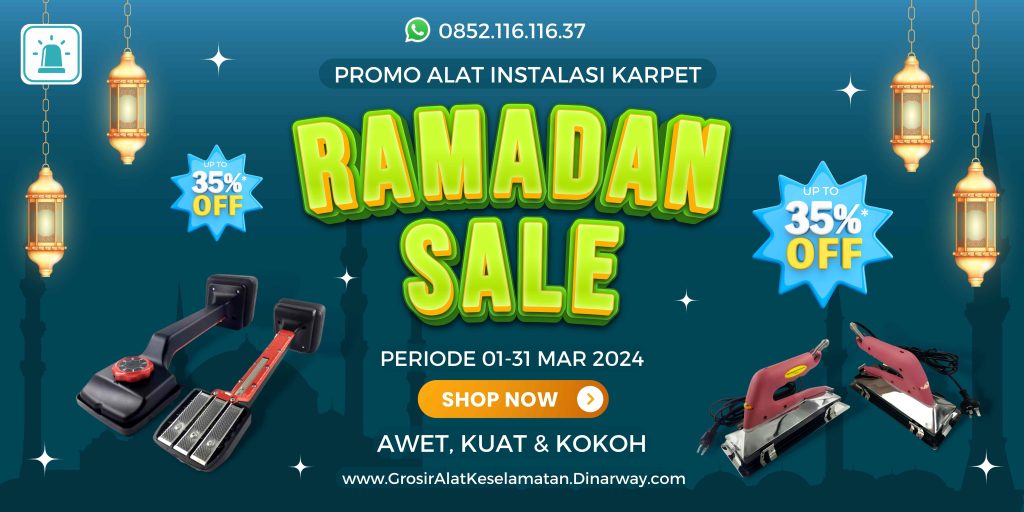 promo alat instalasi karpet maret 2024