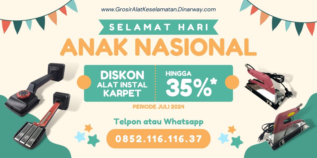 promo peralatan instalasi karpet juli 2024